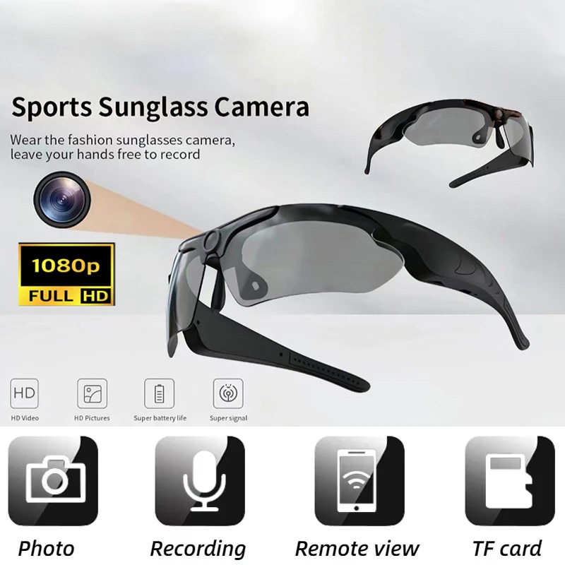 Home Security Cameras - 1080P HD Camera Smart Glasses Mini
