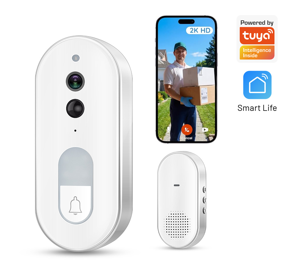 Home Security Premium - Tuya Smart Video Doorbell Wireless 1080P