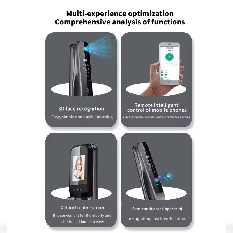 HX5 Smart Door Lock 3D Face Re - Home Security Cameras review and price