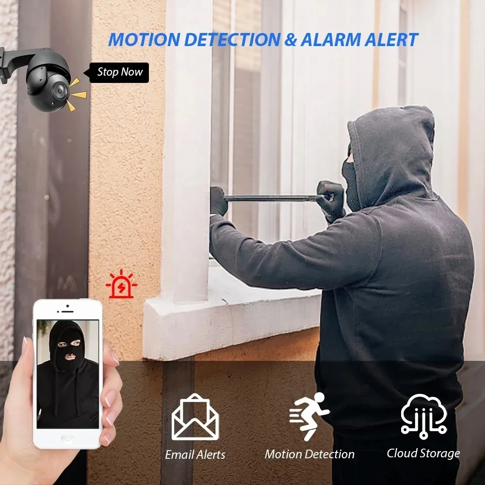 BOAVISION 4K Camera PTZ Dome 8 - Ip Camera Outdoor 4K review and price