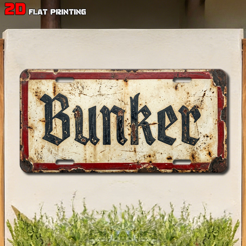 Bunker Fun Retro Sign，Holiday  - Home Security Yard Sign review and price