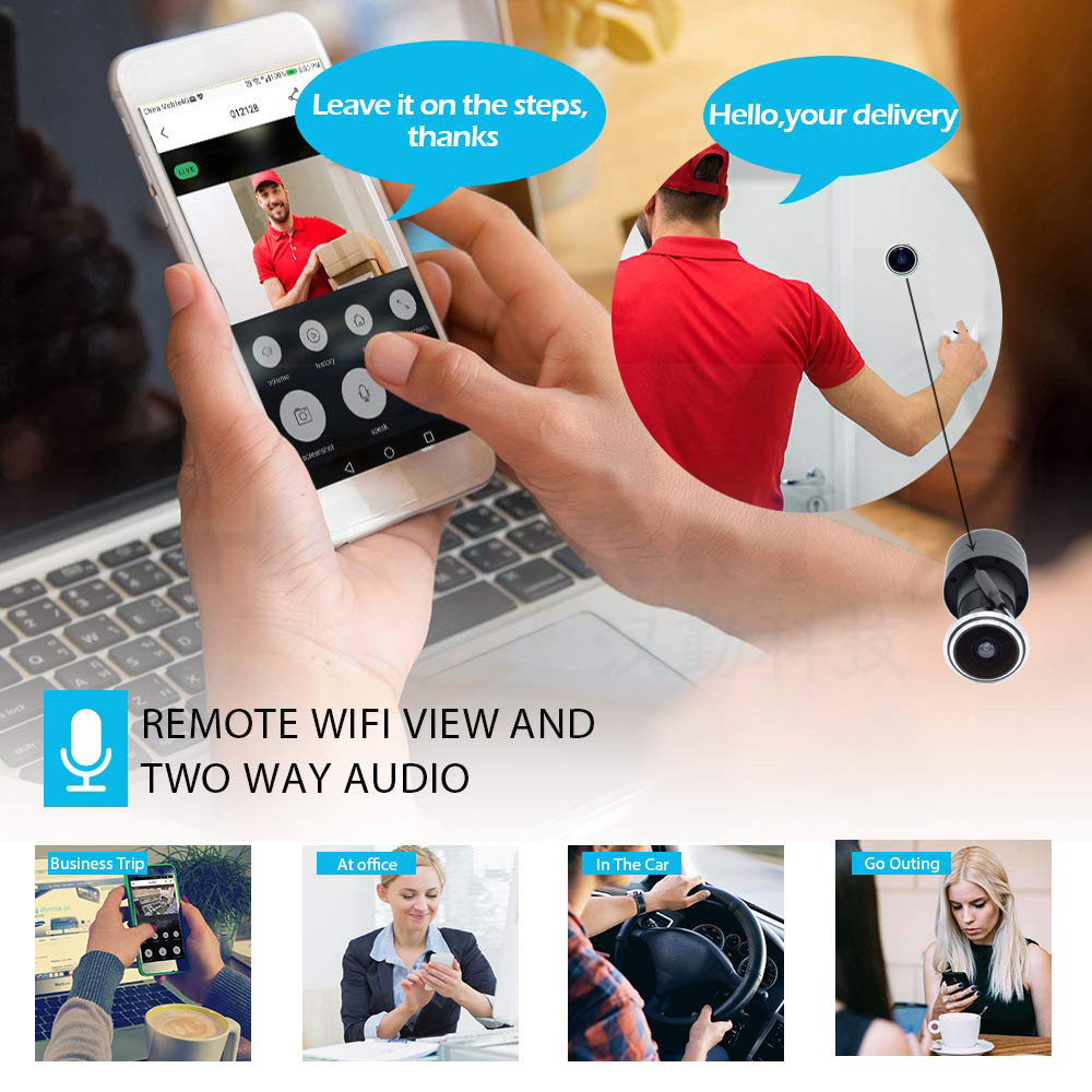 5MP Door Eye IP POE Camera Min - Home Security Adt review and price