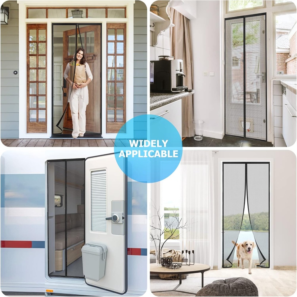 Heavy Duty Magnetic Door Mesh  - Home Security Fence review and price