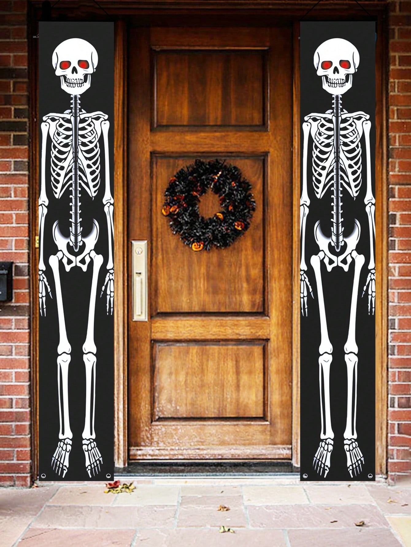 2Pcs Halloween Scary Red Eye S - Home Security Yard Sign review and price