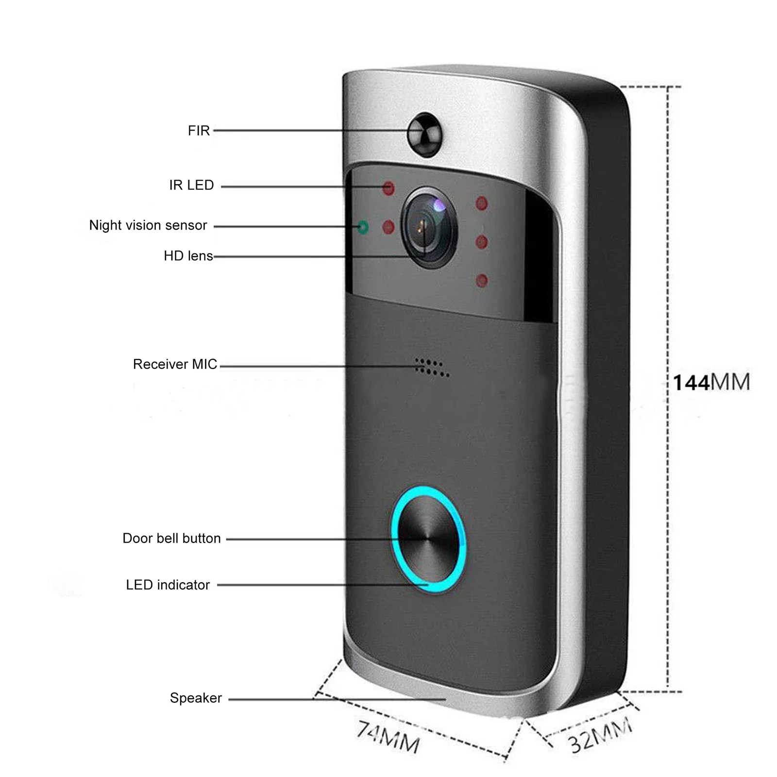 2026 NEW V5 Video Door Bell Wi - Home Security Premium review and price
