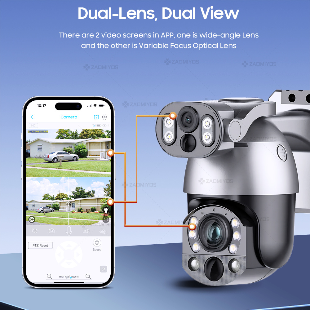 4K 50X ZOOM 10MP Solar Camera  - Ip Camera Outdoor 4K review and price