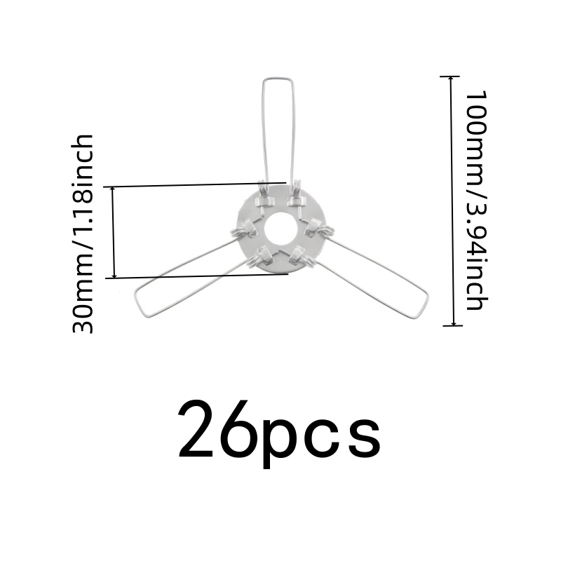 26 pcs 100mm-Fork Lamp Spring  - Home Security Firms review and price