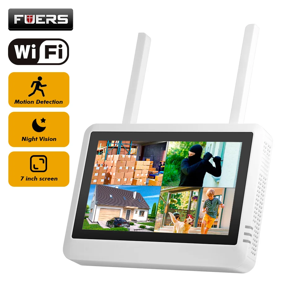 FUERS 8CH Wireless NVR Securit - Home Security Video review and price