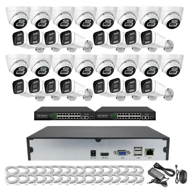 32chs 2 Way Audio 8mp 4K Face  - Ip Camera Outdoor 4K review and price