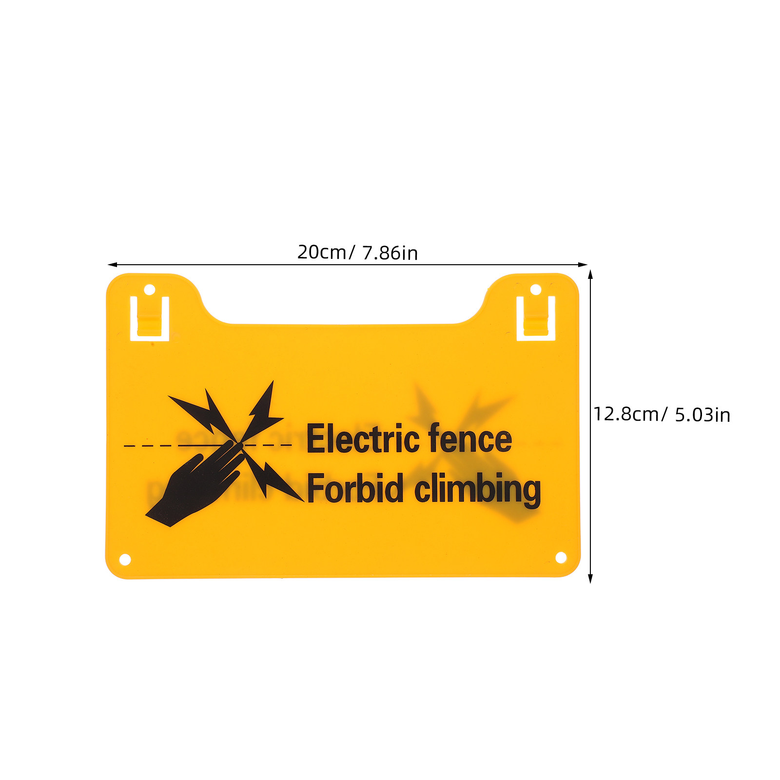 4Pcs Electric Fence Warning Si - Home Security Fence review and price