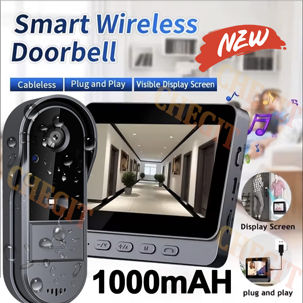 Wireless Wifi Doorbell Camera  - Home Security Premium review and price