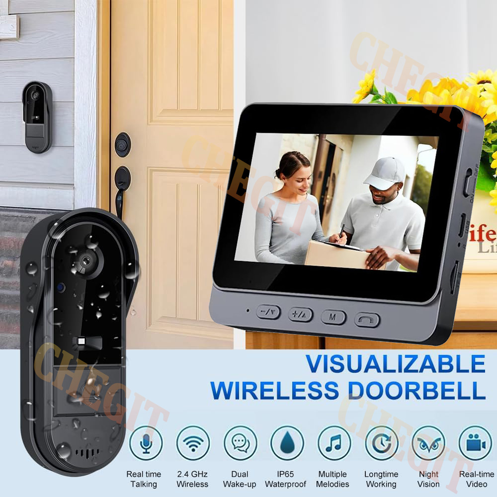 Wireless Wifi Doorbell Camera  - Home Security Premium review and price