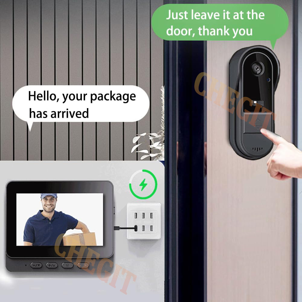 Wireless Wifi Doorbell Camera  - Home Security Premium review and price