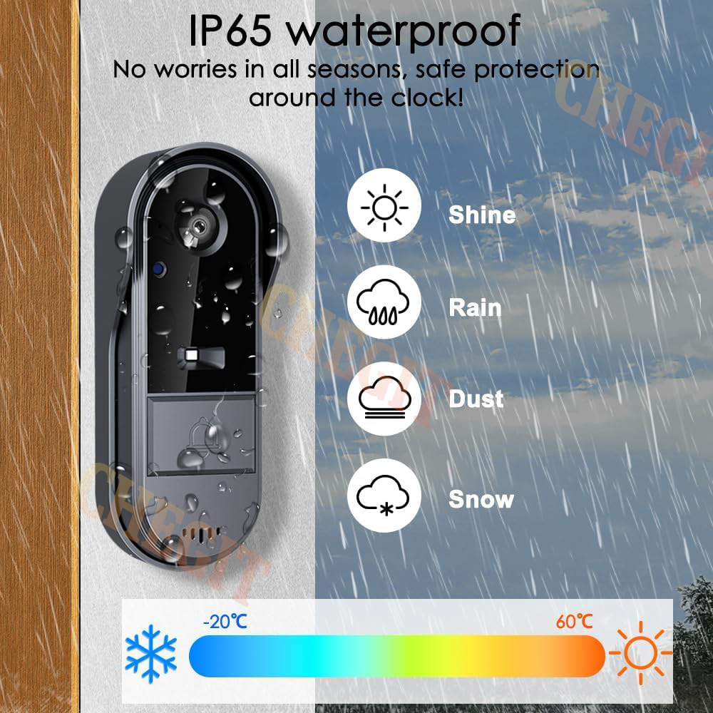 Wireless Wifi Doorbell Camera  - Home Security Premium review and price