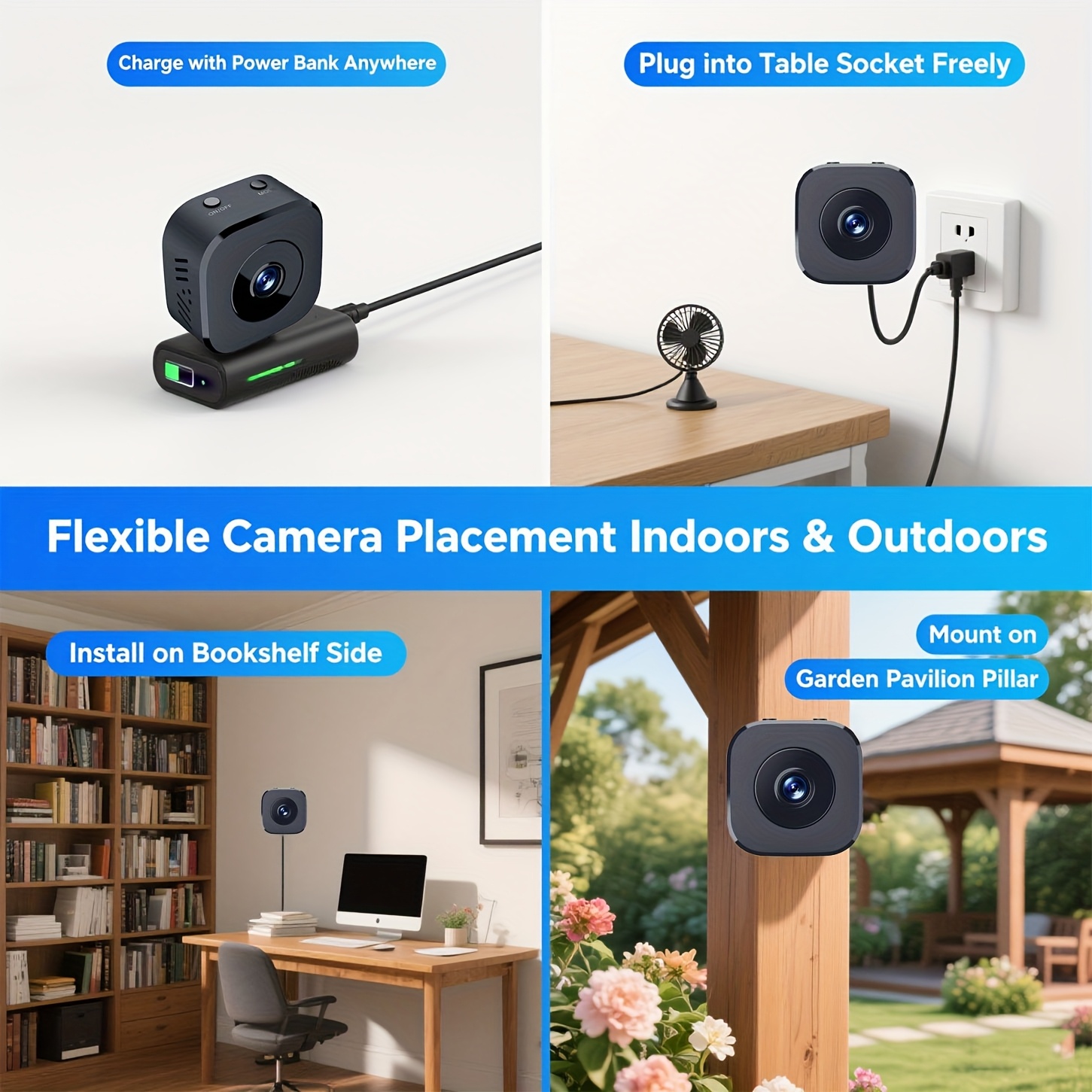 1080P HD Mini WiFi Camera Indo - Home Security Cameras review and price