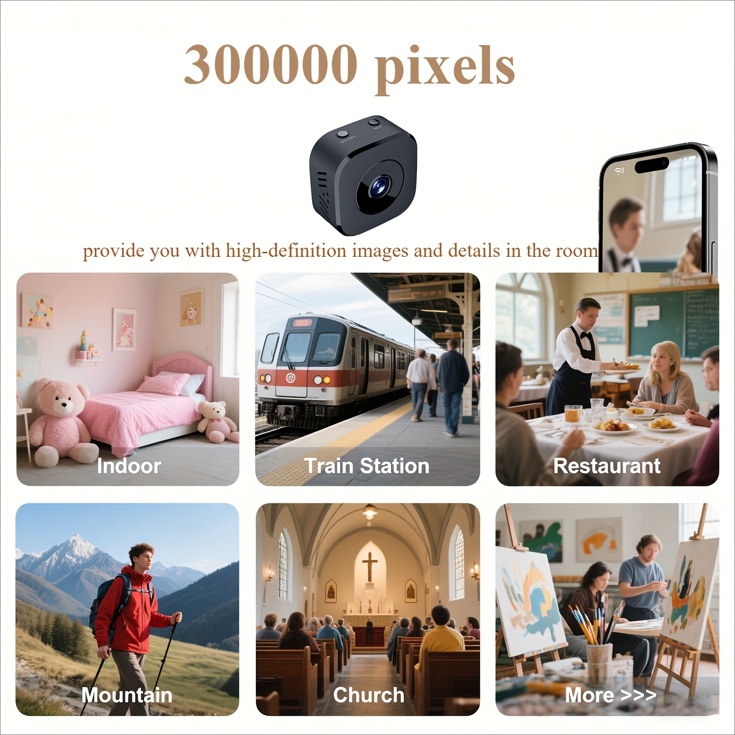 1080P HD Mini WiFi Camera Indo - Home Security Cameras review and price
