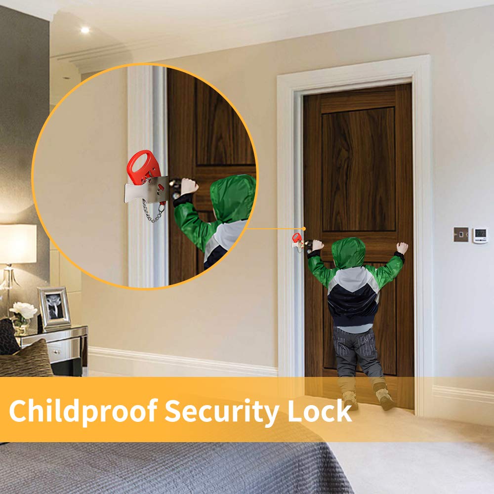 KAK Portable Door Lock Keyless - Home Security Adt review and price