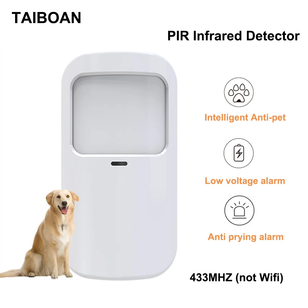 White Wireless 433MHz Infrared - Home Security Adt review and price