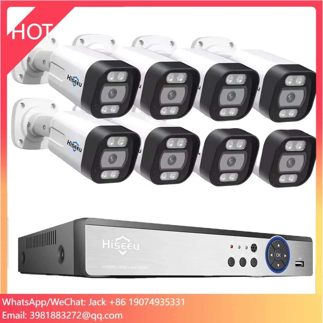 Hiseeu 4K 8channel 8mp Outdoor - Ip Camera Outdoor 4K review and price