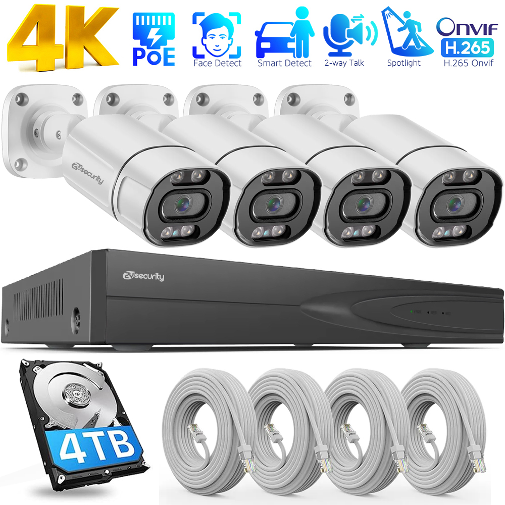 4K PoE Security Camera System  - Ip Camera Outdoor 4K review and price