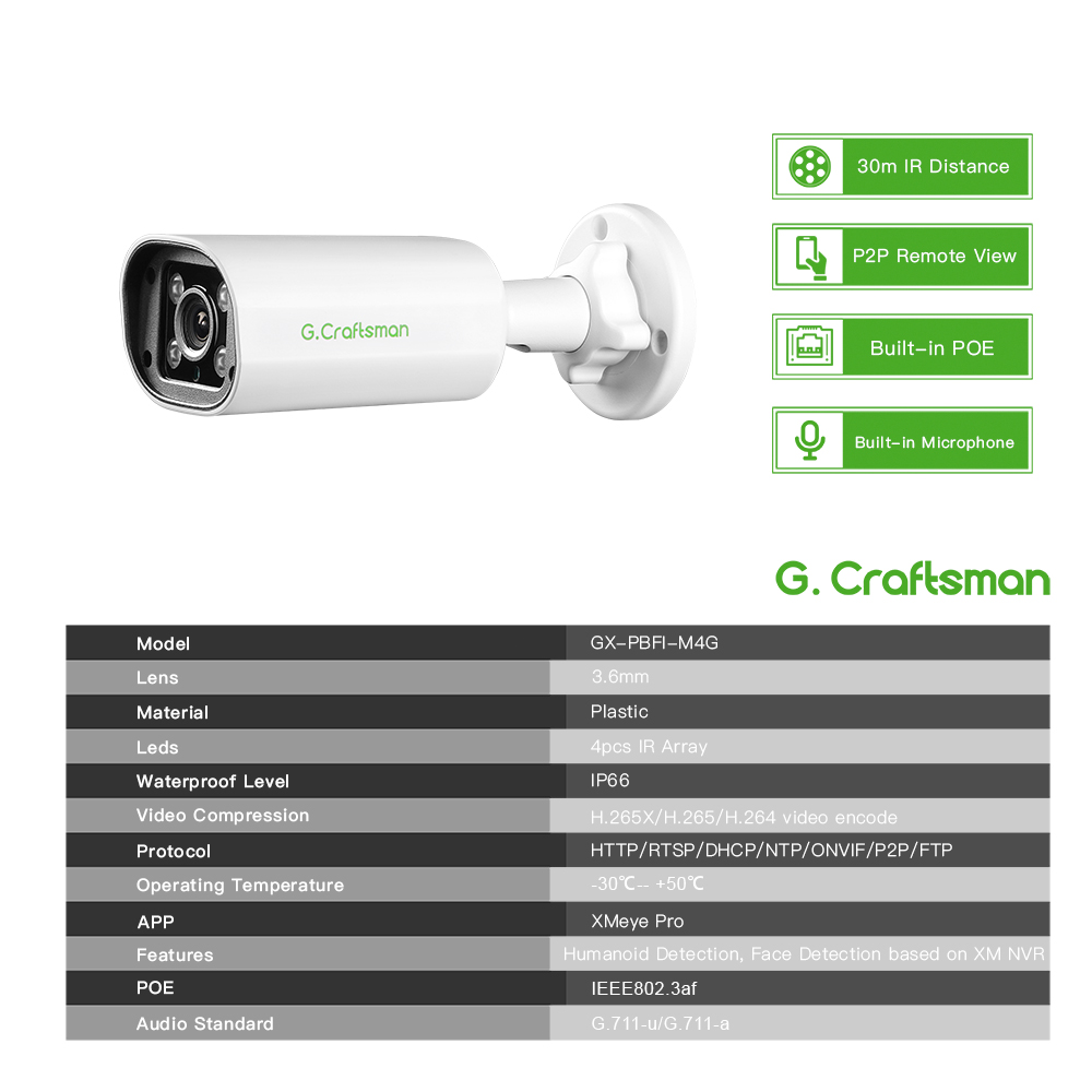 C GC PB 4MP POE IP Camera,Buil - Home Security Cameras review and price