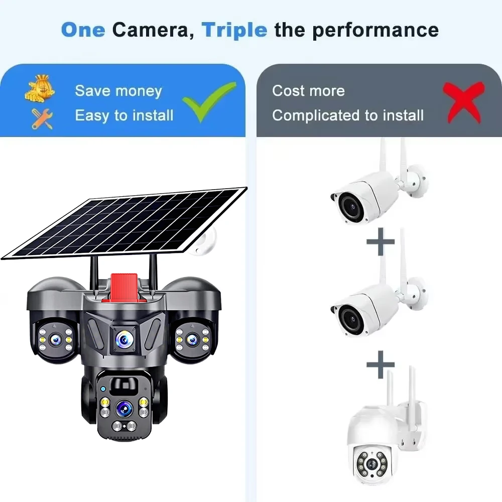 KERUI V380 Pro Outdoor PTZ 6MP - Home Security Video review and price