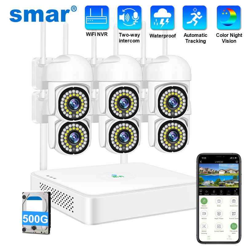 Smar 3MP Wireless CCTV Securit - Home Security Adt review and price