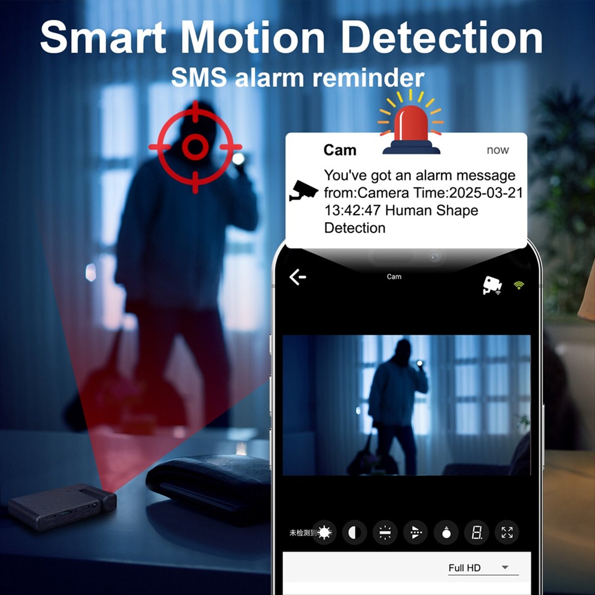 N05R New Mini Wifi Camera Rota - Home Security Video review and price