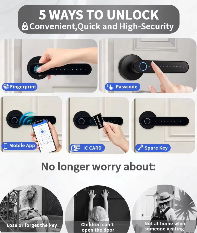 TTLock Smart Digital Door Lock - Home Security Ideas review and price