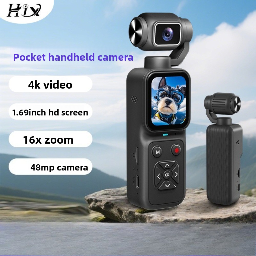HJD-09 4K Vlogging Camera 180° - Ip Camera Outdoor 4K review and price